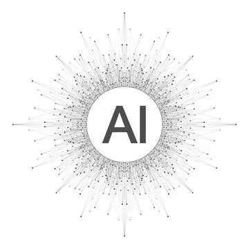 AI Generative Banner Concept In The Digital Style. Generative Ideas Design Stock Illustration