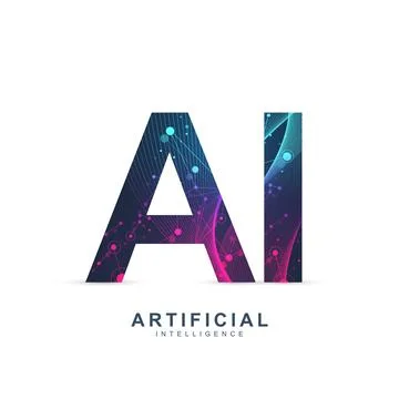 AI Generative Banner Concept In The Digital Style. Generative Ideas Design Stock Illustration