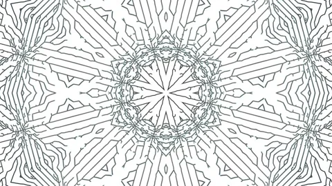 Ai growing geometric pattern of lines. Building solution by artificial Stock Footage 147846435