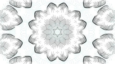 Ai growing geometric pattern of lines. Building solution by artificial Stock Footage 148294391