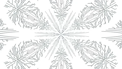 Ai growing geometric pattern of lines, nodes and intersections. 4k abstract Stock Footage 158064367