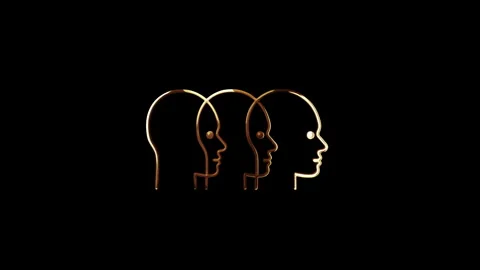 Ai head artificial intelligence symbol digital concept Stock Footage 326036979