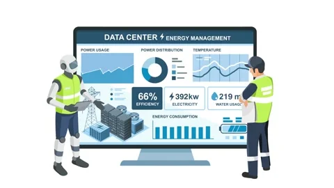 AI help engineer in real time energy management and system optimization Stock Footage 314589208