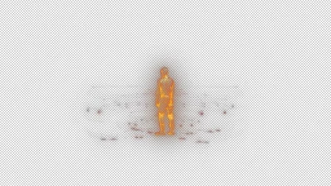 AI Hologram User Interface Stock Footage 337695544