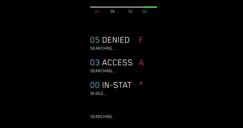 AI HUD Interface 库存影片 337700478