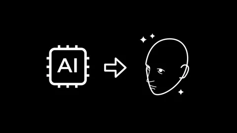 AI to Human: Digital Evolution and Connection Concept Video stock 343551809