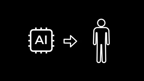 AI Human Simulation Stock Footage 334189061
