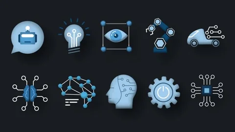 Ai Icons Pack After Effects stock