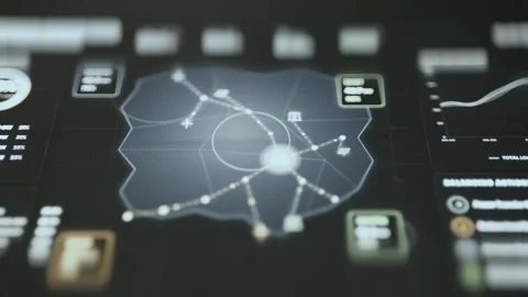 AI Infrastructure Capacity Planning Interface Vídeo Stock 340192958