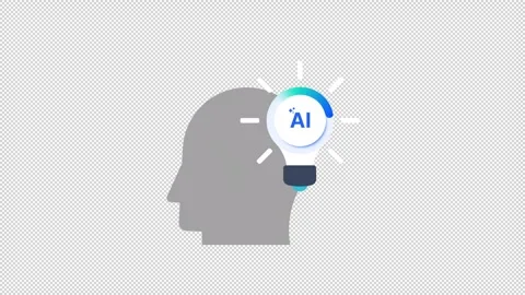 AI Innovation Idea Icon Stock Footage 341889012