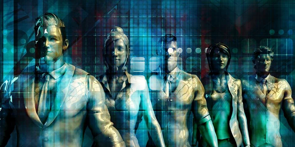 AI Integration in Human Capital Platforms Stock Photos