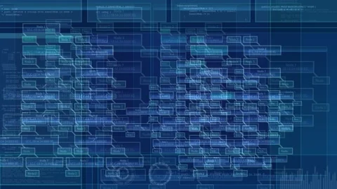 AI interface design offers a user-friendly layout with advanced algorithms. Stock Footage 307017466