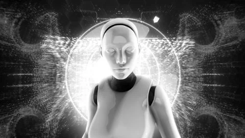 AI Learning 1 Black &amp; White Stock-Footage 240945650