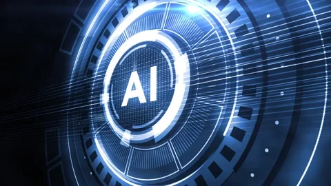 AI Learning and Artificial Intelligence Concept. Business, modern technology, Vídeo Stock 140106963