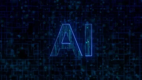 AI Learning and Artificial Intelligence Business, modern technology, internet Stock Footage 333791016