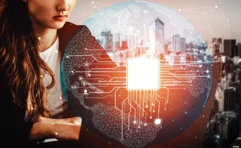 AI Learning and Artificial Intelligence Concept. uds Stock Photos