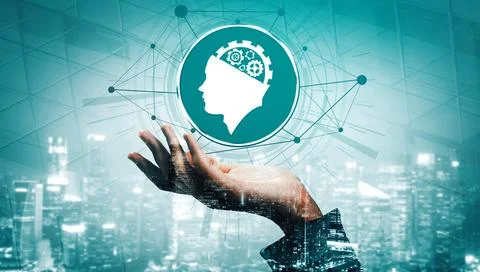 AI Learning and Artificial Intelligence Concept. uds Stock Photos