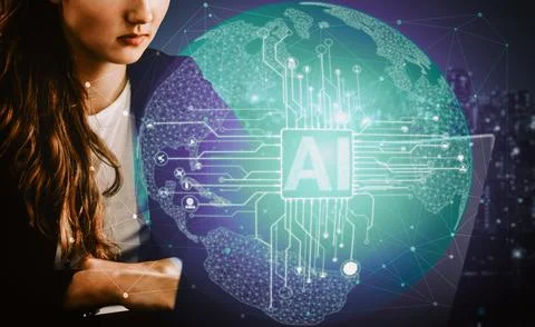 AI Learning and Artificial Intelligence Concept. uds Stock Photos
