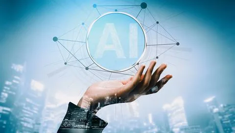 AI Learning and Artificial Intelligence Concept. uds Stock Photos
