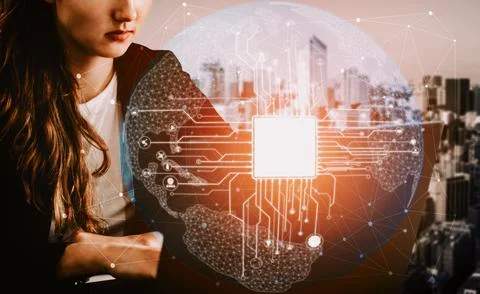 AI Learning and Artificial Intelligence Concept. uds Stock Photos