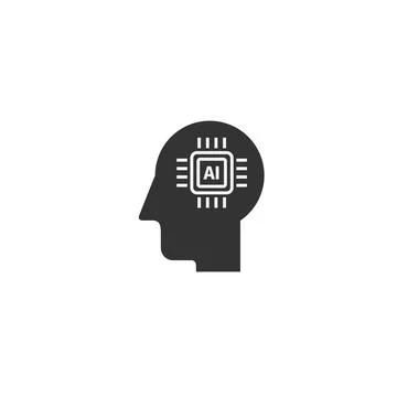 AI line icon. Vector signs for web graphics. 库存插图