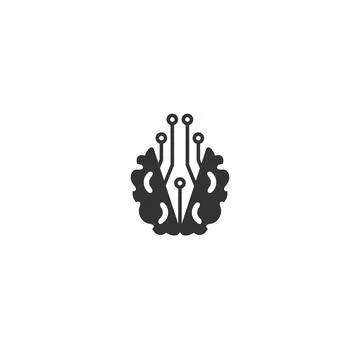 AI line icon. Vector signs for web graphics. Stock Illustration