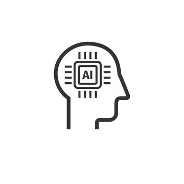 AI line icon. Vector signs for web graphics. イラスト素材