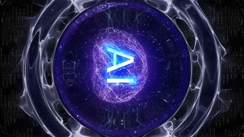 AI Machine Learning Brain Animation, Background, Loop 库存影片 317277970