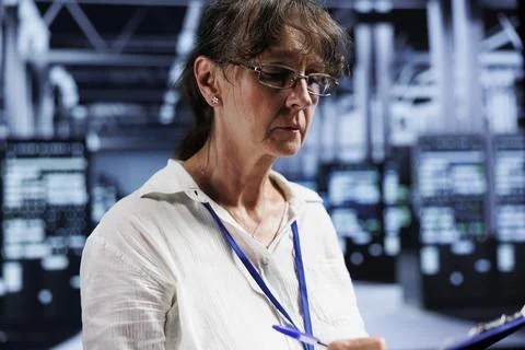 AI machine learning server clusters 스톡 사진