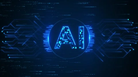 AI machine learning technology information to various systems, concepts, managem Stock Footage 311878680
