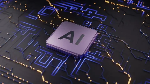 AI Mainboard Data Technology Vídeos de archivo 288078475