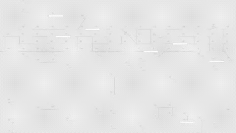 AI Mainframe Data Processing: Quantum Computer Microchip Schematic Visualization Stock Footage 339207501