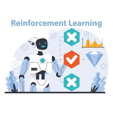 Ai model concept. Flat vector illustration. Stock Illustration