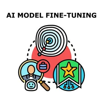 Ai model fine tuning process for accurate results イラスト素材