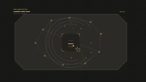 AI Model Status Dashboard Alignment Graph Seamless Loop Stock Footage 342166795