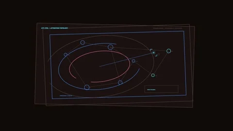 AI Model Training Control Panel HUD Seamless Loop Stock Footage 342231413