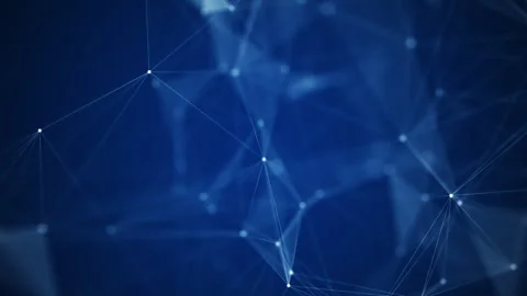 Ai network plexus technology background Stock Footage 242952731