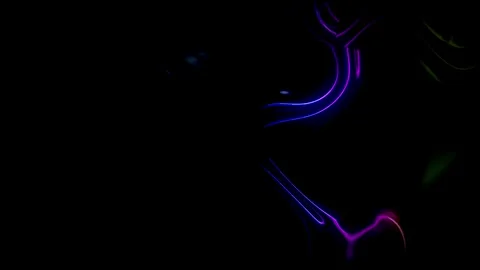 AI Neural Network Data Flow Loop 4K - Machine Learning Algorithm Background Stock Footage 347176861