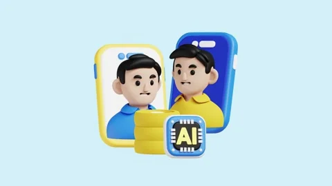 AI in Payments 3D Animated Concept. Stock Footage 289454298