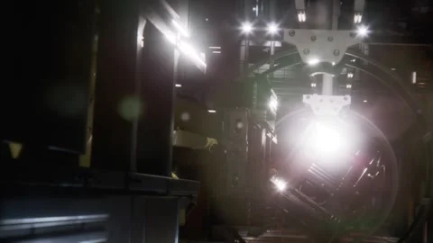 Ai performing various operations and conducting quality inspections to impro Stock Footage 290296630