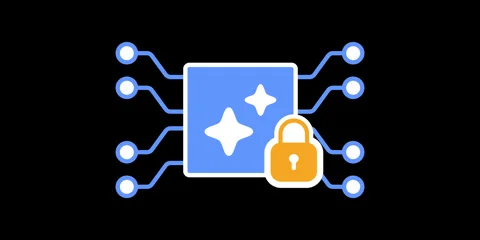 AI Permission Restriction Access Control Lock Animation Stock Footage 333802908