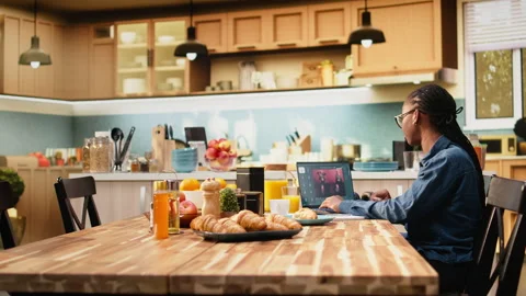 AI-powered application on laptop, generate images from text scripts Stock Footage 344244214