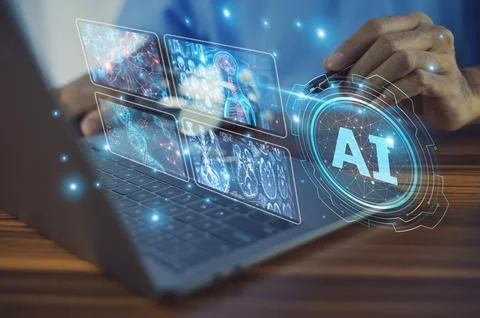 AI-powered diagnostic tools assist doctors in accurately diagnosing and tre.. Stock Photos