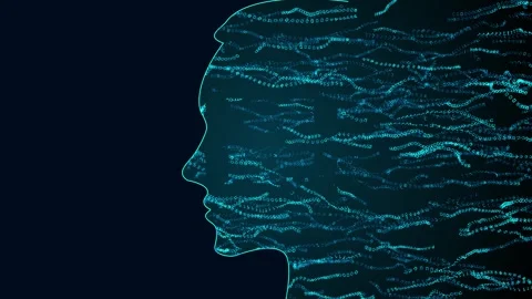 AI-powered face recognition system using machine learning for identity Vídeo Stock 323829956