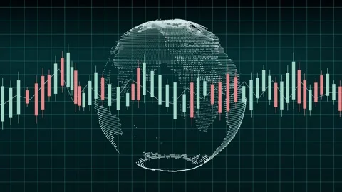 AI Powered Global Stock Trading and Financial Market Analytics 库存影片 337076105