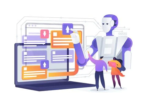 AI-Powered Task Prioritization Tools abstract concept vector illustration. Illustrazione stock