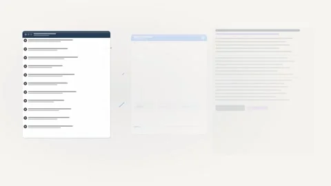 AI Presentation Builder Midnight Blue AI Automation 4K Vidéo 342618086