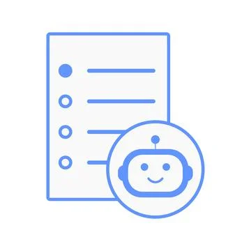 AI productivity mode Stock Illustration
