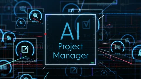 AI project management Stock Footage 330390509