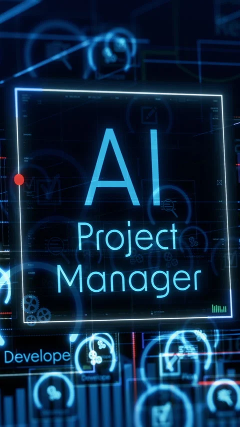 AI project management Stock Footage 336261156